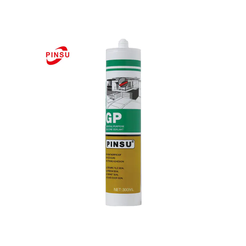 PINSU-GP eddik silikonforsegling for glass og vindusforsegling